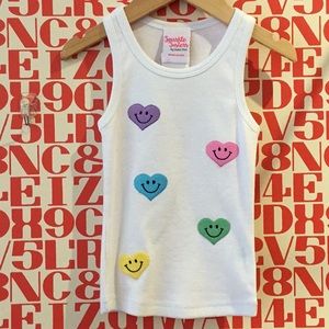 Sparkle Sisters Happy Hearts Tank, NEW WITH TAGS